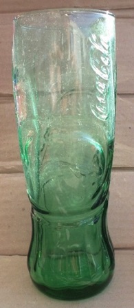 32143-1 € 3,00 coca cola glas picknick Mac Donalds kleur donker groen